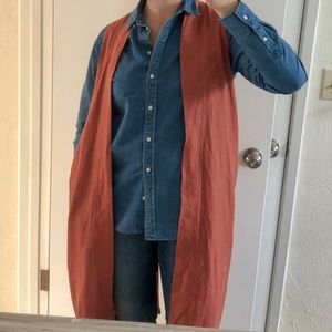 Only Child Linen Bolinas Duster Vest with pockets!